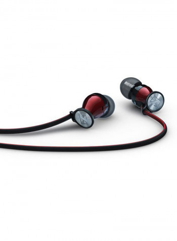 Wired In-ear Headphone With Mic Black/Red