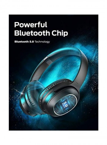 Wireless Bluetooth Over-Ear Headphones Black