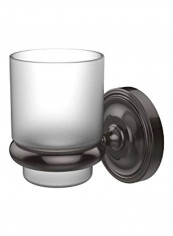 Wall-Mounted Tumbler Holder Clear/Black 2.5x3x4inch
