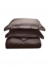 3-Piece Duvet Cover Set Brown Queen reviews 3-Piece Duvet Cover Set Brown Queen