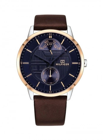 Men's Leather Chronograph Watch 1791605