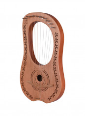 10-String Lyre Maple Wood Harp