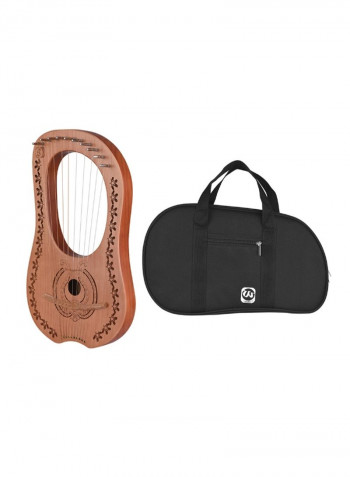 10-String Lyre Maple Wood Harp