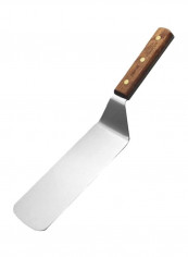 Traditional Cake Turner Silver/Brown 15.8x3.4x1.8inch