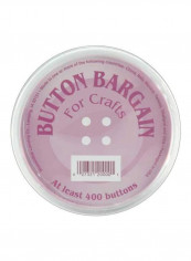 Button Bargain For Craft Grey/White/Yellow
