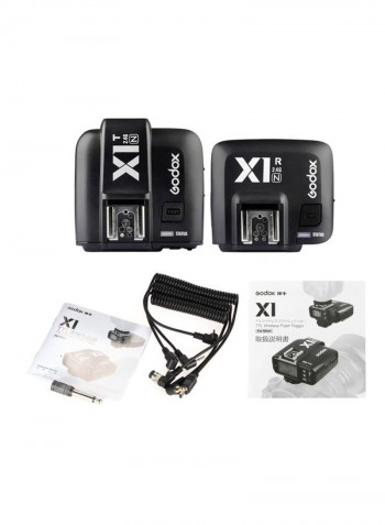 TTL Wireless Flash Trigger For Nikon DSLR Cameras Black