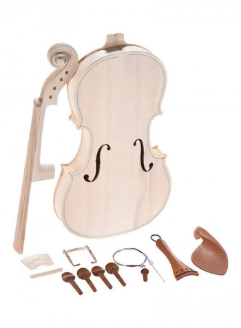 Natural Solid Wood Acoustic Violin Fiddle Kit