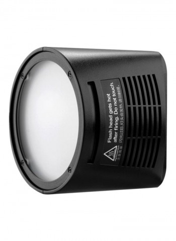 Ring Flash Head With Spiral Flash Tube Black
