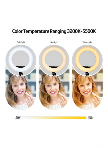 LED Fill Ring Light Kit Black/White