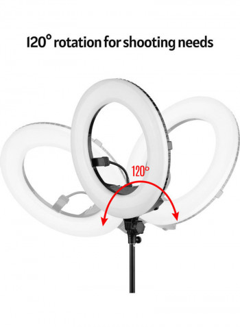 LED Fill Ring Light Kit Black/White
