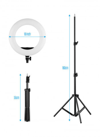 LED Fill Ring Light Kit Black/White