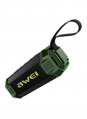 Y280 Bluetooth Speaker With Power Bank Black/Green