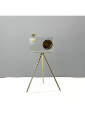 European Style Transparent Crystal Camera Decoration Multicolour