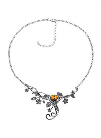 Sterling Silver Metal Pendant Necklace
