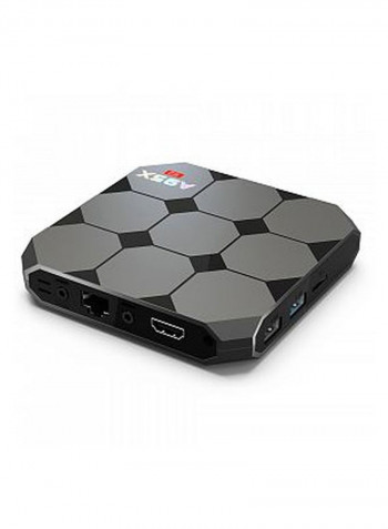 Android 7.1 Smart TV Box - US Plug V3562 Black