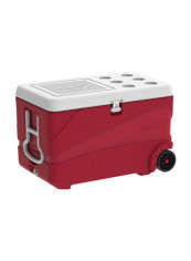 Keep Cold Deluxe Icebox With Wheels Red 75 x 47 x 47centimeter reviews Keep Cold Deluxe Icebox With Wheels Red 75 x 47 x 47centimeter