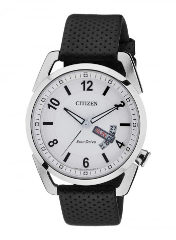 Men's Leather Analog Watch AW0010-01A