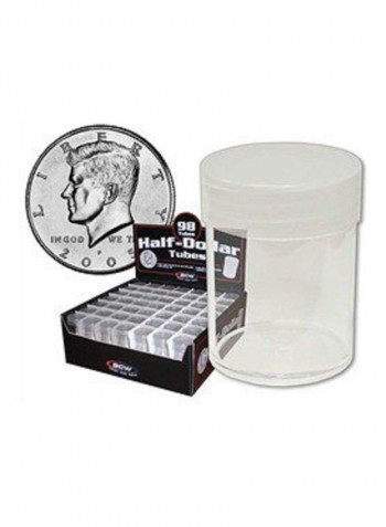 98-Piece Round Coin Tube