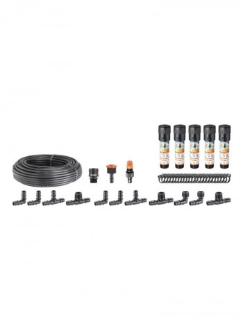 Underground Micro-Irrigation System Kit Black/Orange