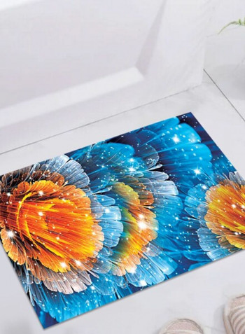 Classic Living Room Floral Print Anti-Skidding Rug multicolour 140*200(W*L)cmcm