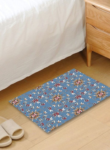 Floral Print Kitchen Room Anti-Skidding Rug multicolour 140*200(W*L)cmcm