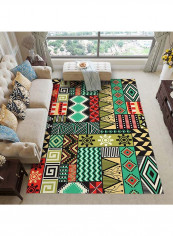 Classic Persian Style Anti-Skidding Printed Carpet Multicolour 140x200cm