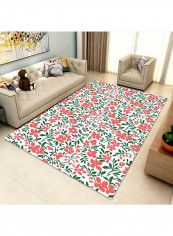 Floral Print Anti-Skidding Rug Multicolour 140x200cm