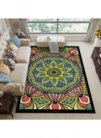 Anti-Skidding Soft Home Living Room Floor Mat Multicolour 140 x 200cm