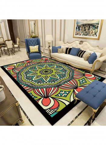 Anti-Skidding Soft Home Living Room Floor Mat Multicolour 140 x 200cm