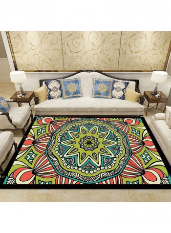 Anti-Skidding Soft Home Living Room Floor Mat Multicolour 140 x 200cm