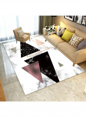 Colorblock Simple Anti-Skidding Rug Multicolour 140 x 200cm