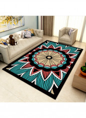 Anti-Skidding Soft Home Living Room Floor Mat Multicolour 140x200cm