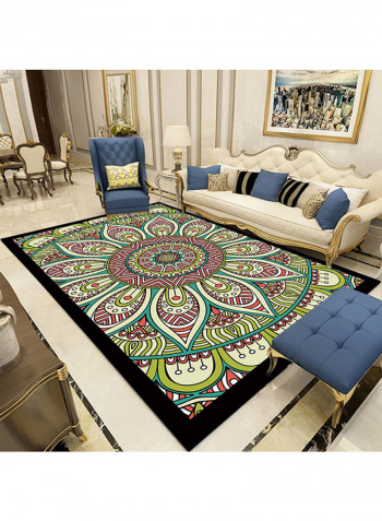 Anti-Skidding Soft Home Living Room Floor Mat Multicolour 140x200cm