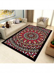 Anti-Skidding Soft Home Living Room Floor Mat Multicolour 140x200cm