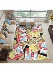 Classic Printed Simple Rug Multicolour 140x200cm