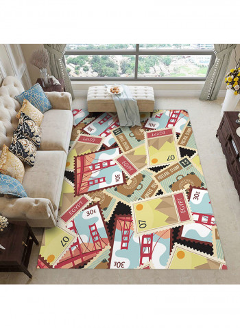 Classic Printed Simple Rug Multicolour 140x200cm