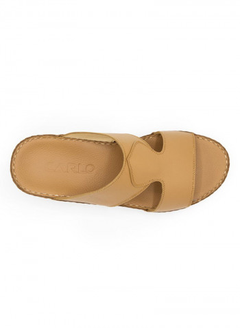 Carlo Arabic Footwear 1325 Size 6 Beige