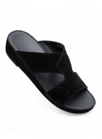 Carlo Arabic Footwear 1325 Suede Size 6 Black