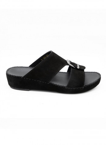 Carlo Arabic Footwear 1345 Suede Black Multicolour