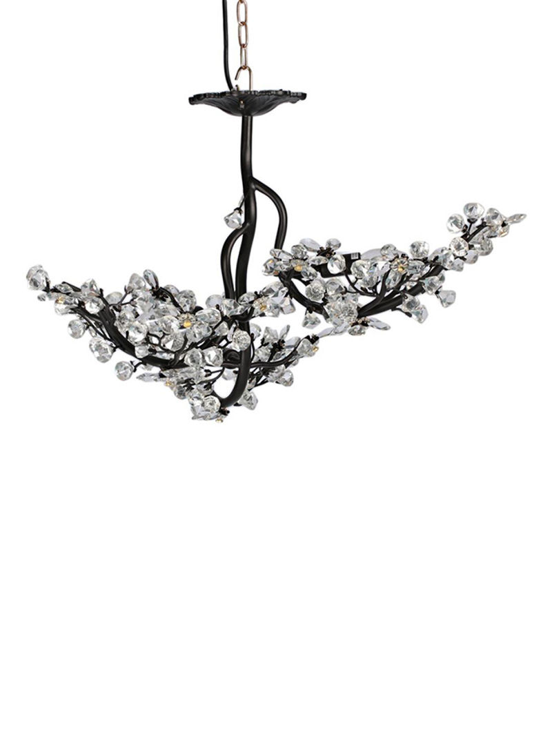 Branch Of Life Chandelier Black/Clear 50x50centimeter