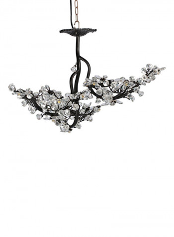 Branch Of Life Chandelier Black/Clear 50x50centimeter