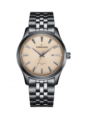 Men's Multi-Function Beige Dial Watch - T20006-BBBI