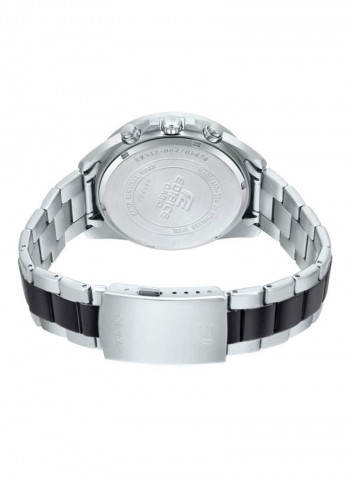 Men's Stainless Steel Chronograph Wrist Watch For Men EFR-552SBK-1A