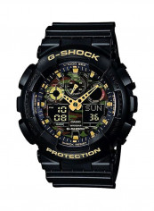 Men's Water Resistant Analog/Digital Watch GA-100CF-1A9ER