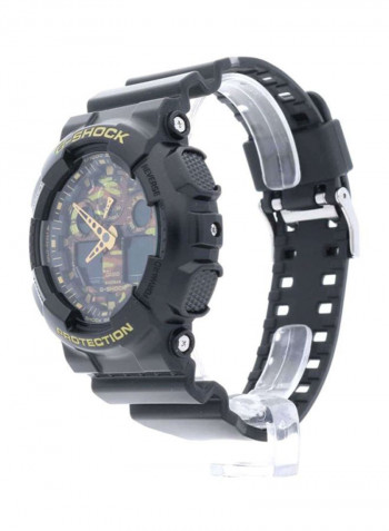 Men's Water Resistant Analog/Digital Watch GA-100CF-1A9ER