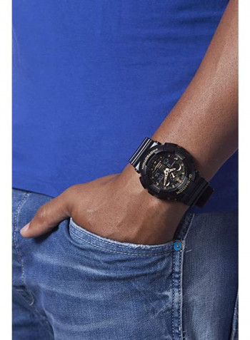 Men's Water Resistant Analog/Digital Watch GA-100CF-1A9ER