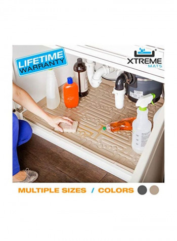 Kitchen Cabinet Mat Beige 30.63x21.87inch