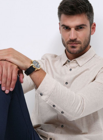 Men's Stainless Steel Analog Watch S12549M