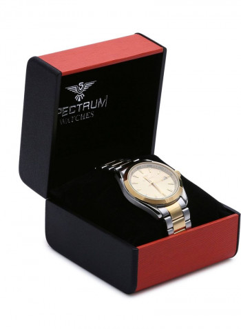 Men's Stainless Steel Analog Watch S-12542M
