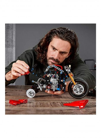 646-Piece Technic Ducati Panigale V4 R Motorcycle Building Toy
